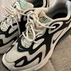 Nike Air Max 200 “Dusty Cactus” Sneakers in Black, White, and Teal